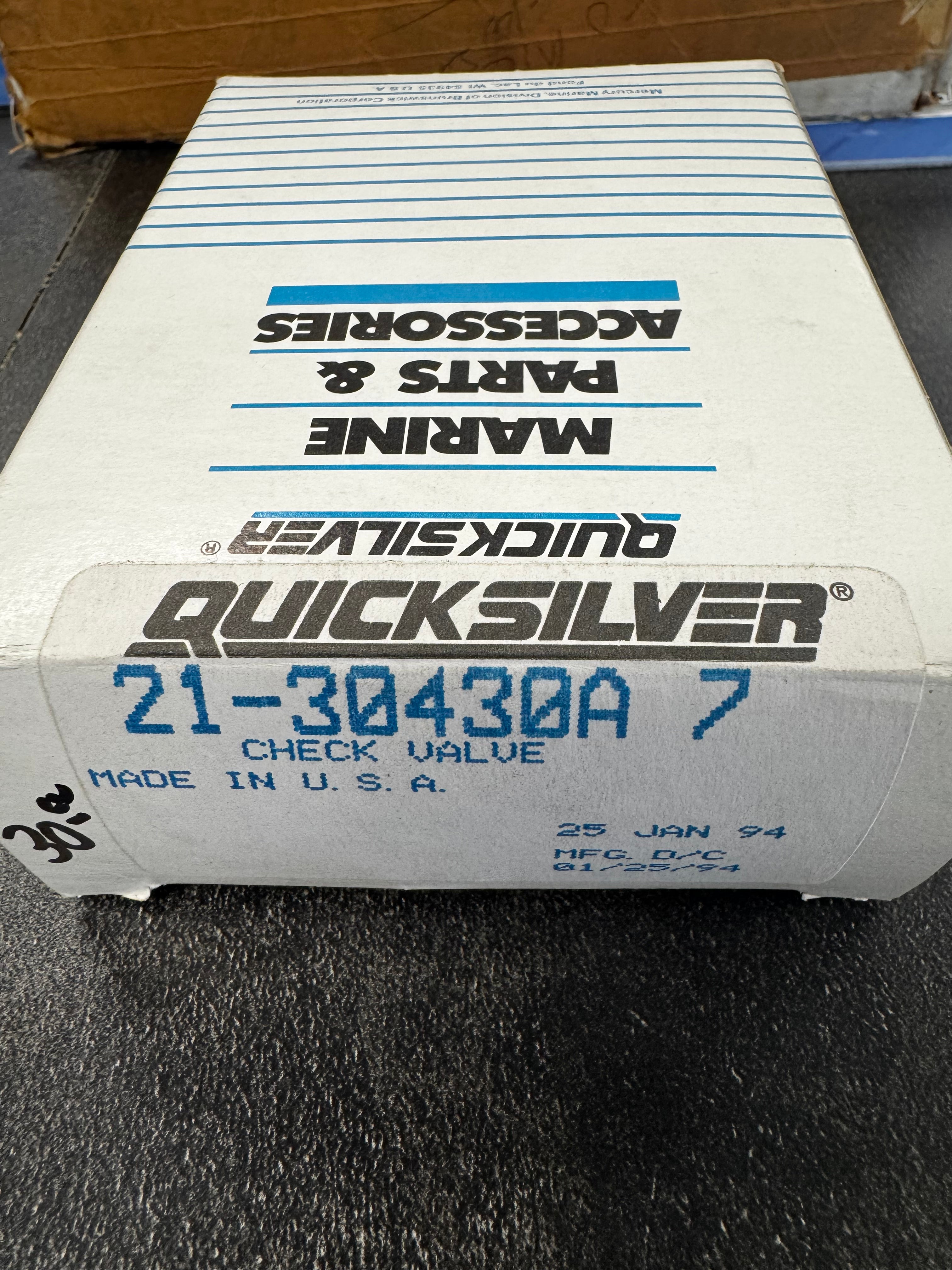 CHECK VALVE KIT 21-30430A7