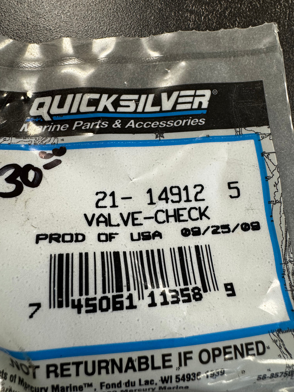 CHECK VALVE 21-149125