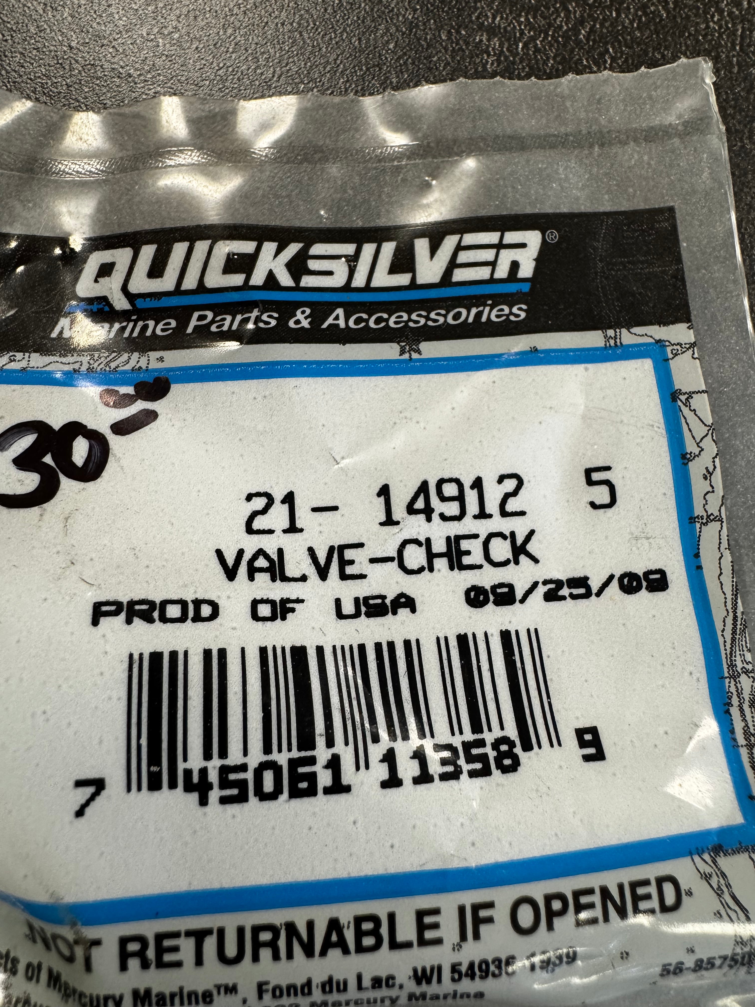 CHECK VALVE 21-149125