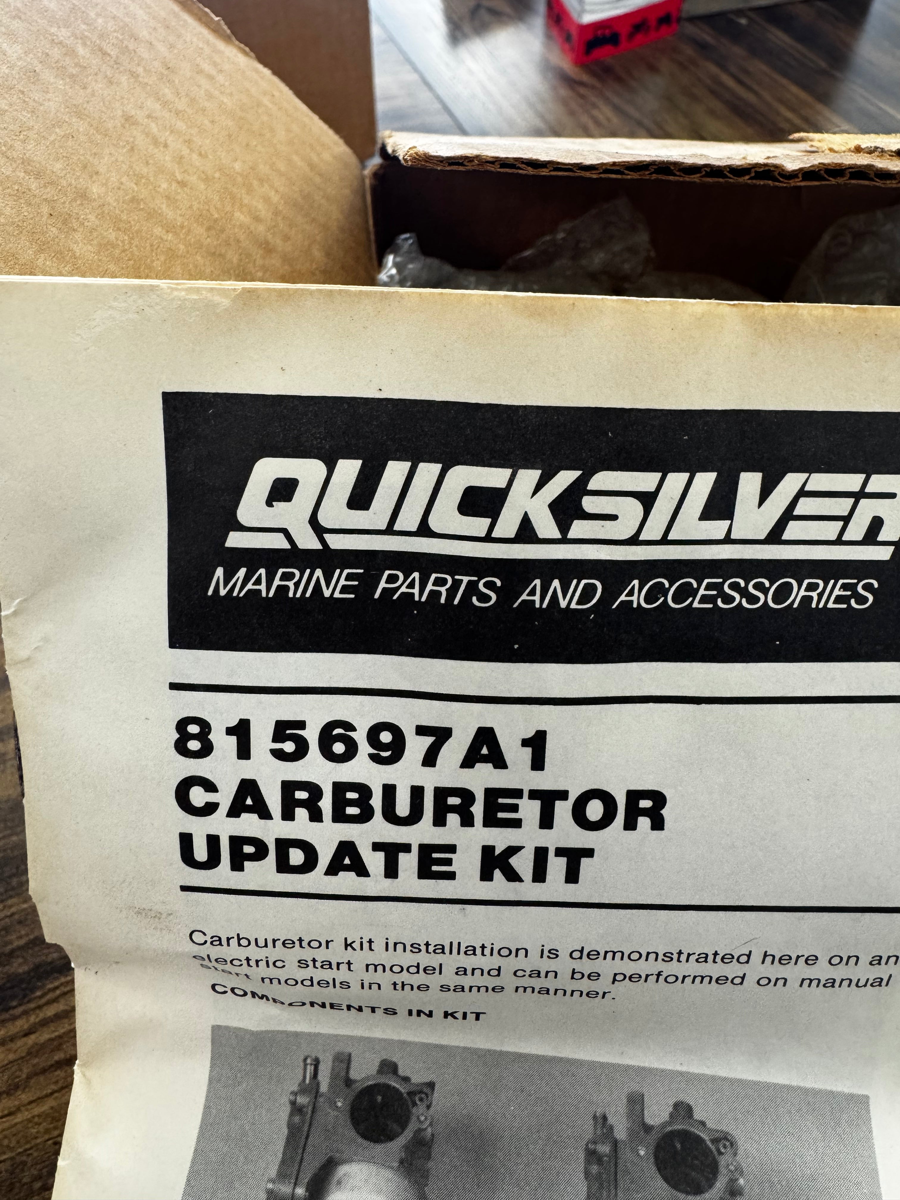 CARBURETOR UPDATE KIT 815697A1