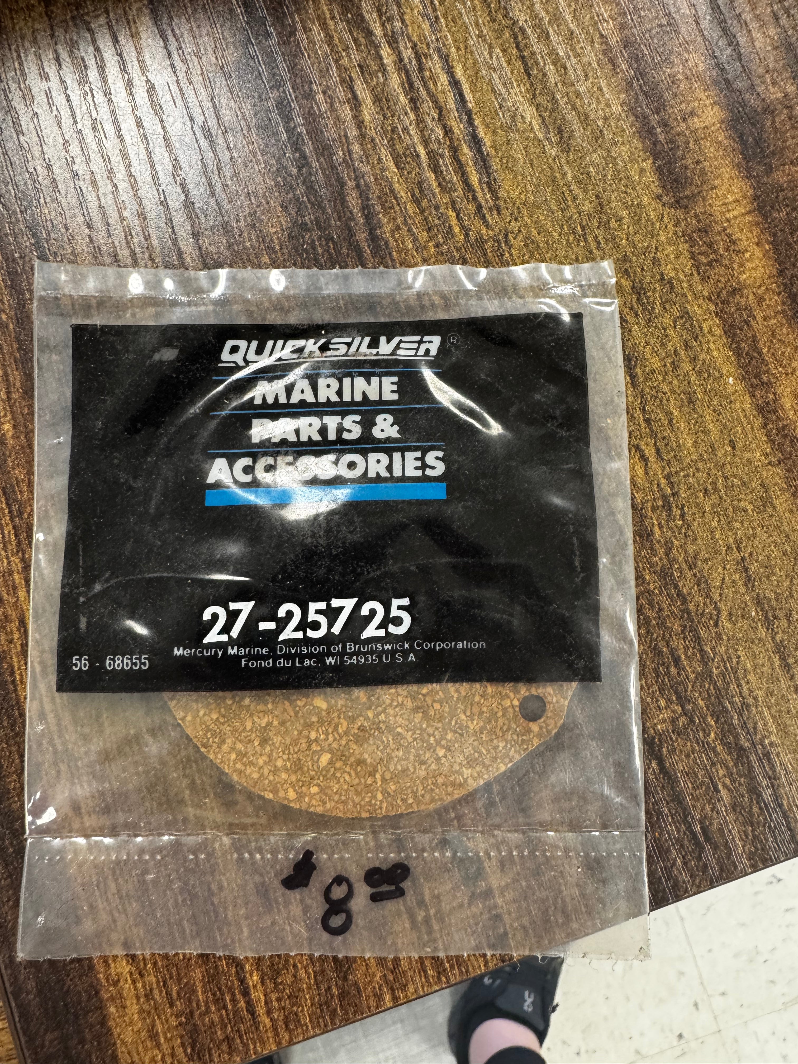 END CAP COVER GASKET 27-25725