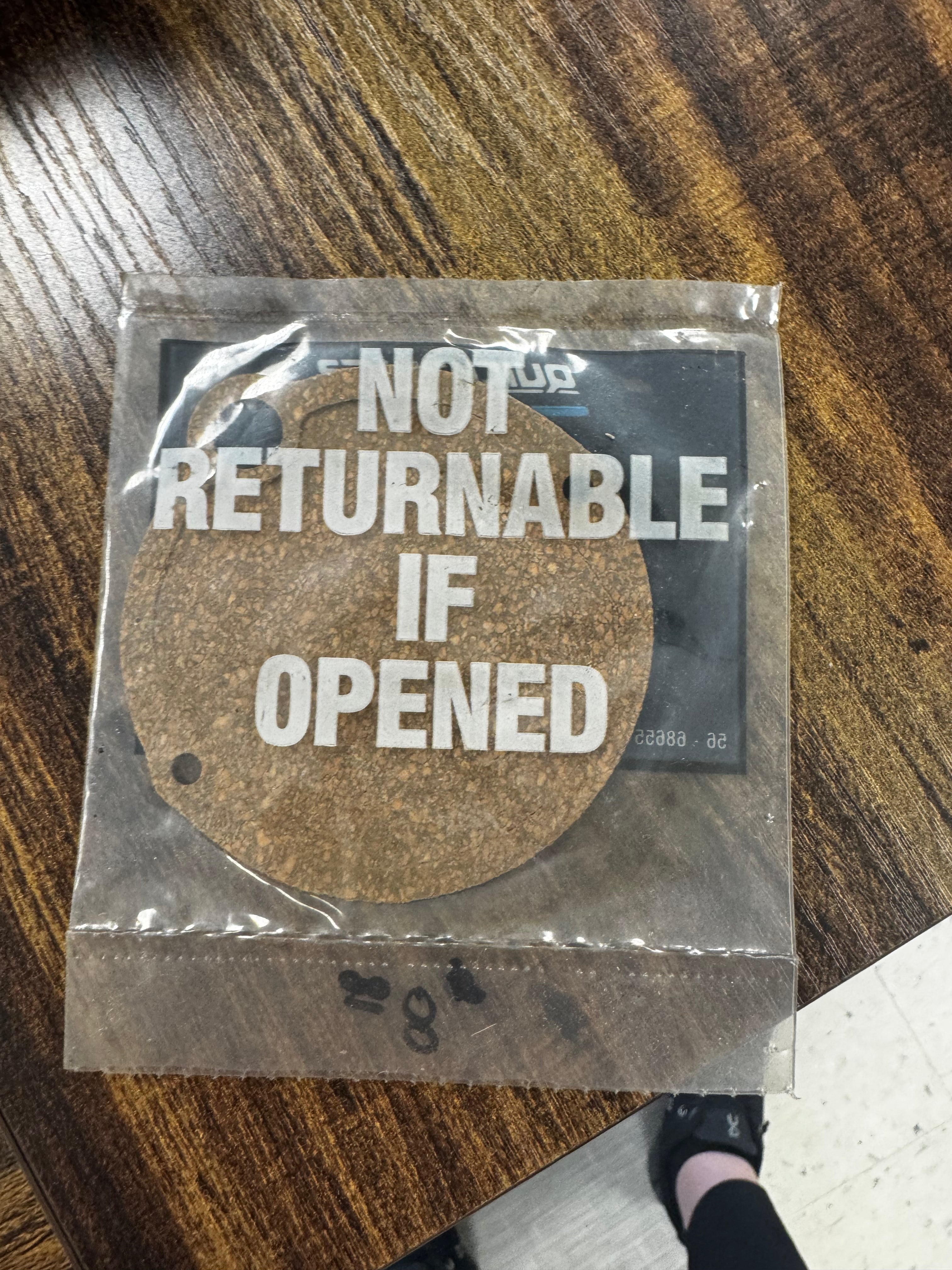 END CAP COVER GASKET 27-25725