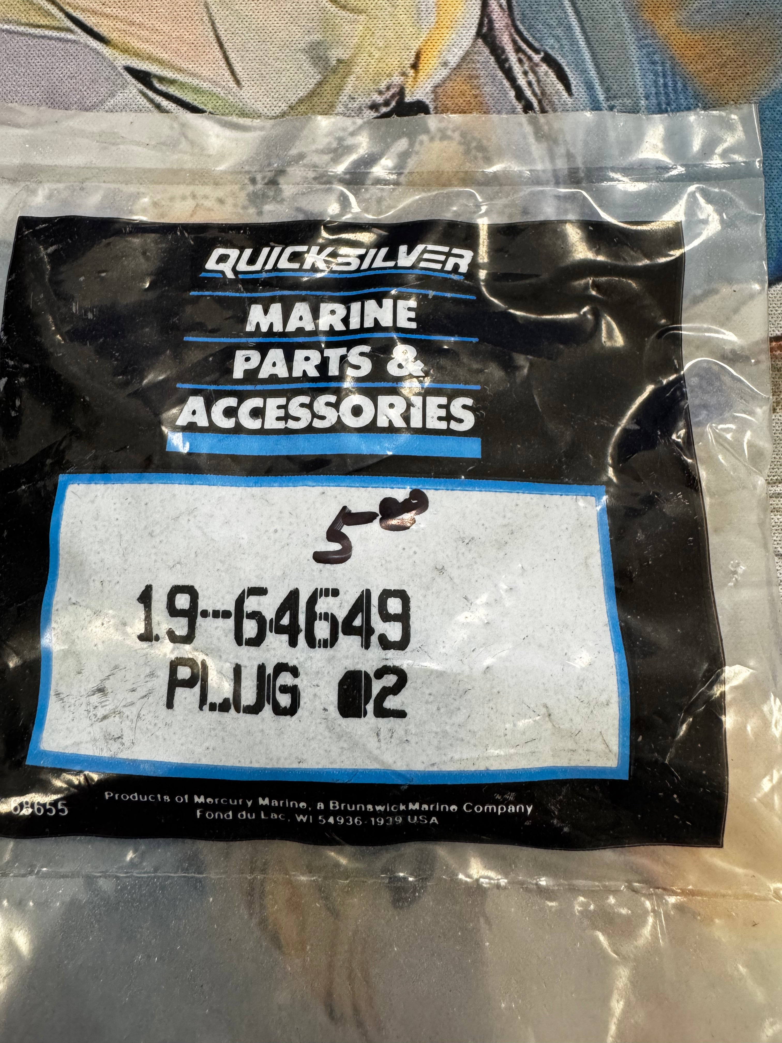 TRIM TAB SCREW HOLE PLUG 19-64649